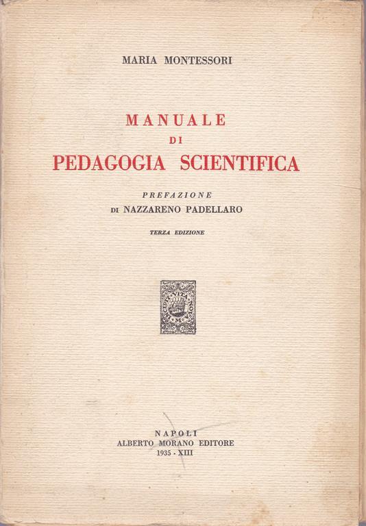 Manuale di pedagogia scientifica - Maria Montessori - copertina