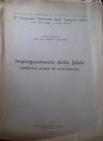 Impinguamento delle falde mediante acque di scorrimento