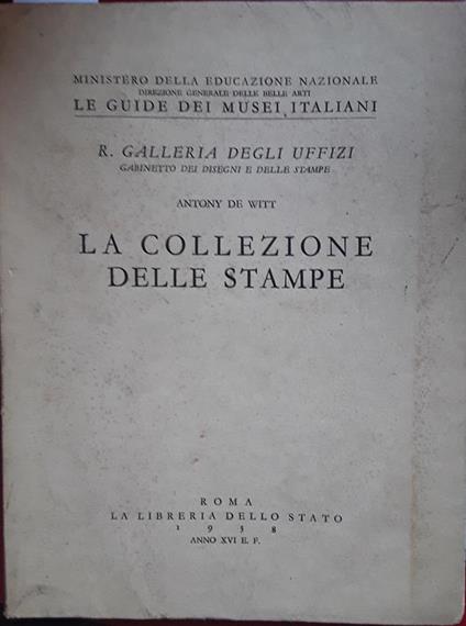 collezione delle stampe - Antony De Witt - copertina