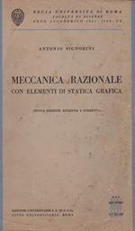 Meccanica razionale con elementi di statica grafica