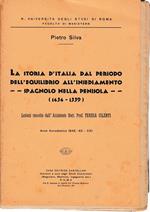storia d'Italia dal periodo dell'equilibrio all'insediamento spagnolo nella penisola (1454-1559)