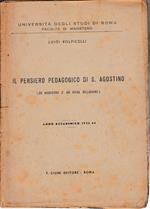 pensiero pedagogico di S. Agostino (de magistro e de vera religione)