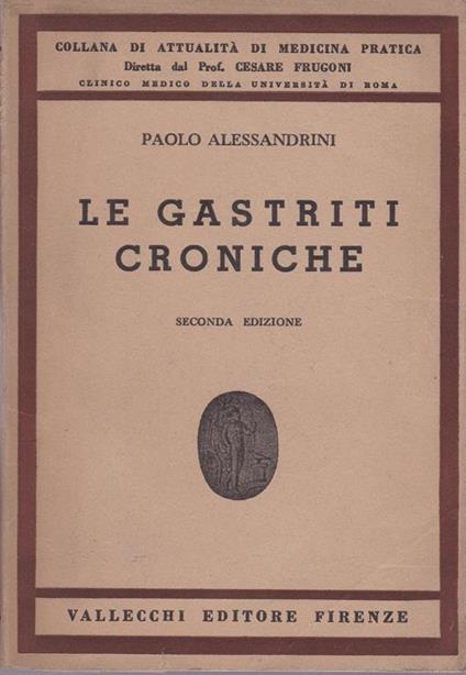 gastriti croniche - Pietro Alessandrini - copertina