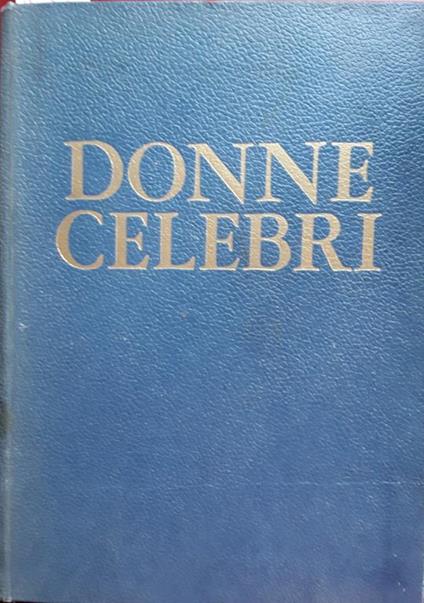 Donne celebri - Vittorio Giglio - copertina