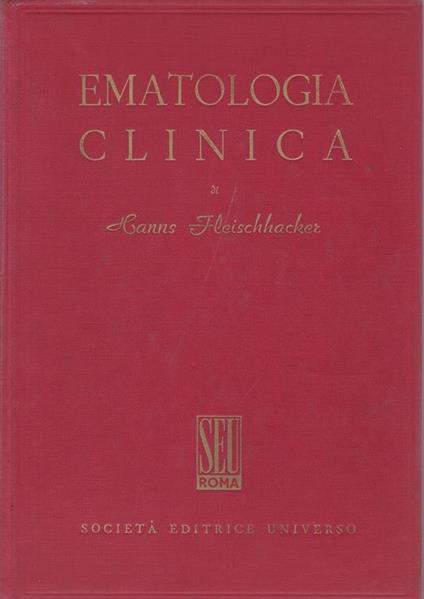 Ematologia clinica - Hanns Fleischhacker - copertina