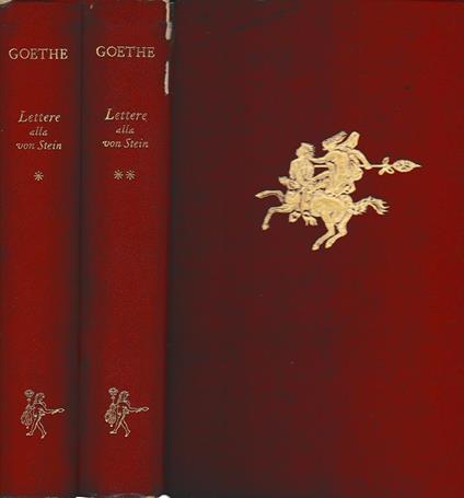 Lettere alla von Stein - W. Goethe - copertina