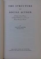 structure of social action. A study in Social Theory with Special Reference to a Group of Recent European Writers - Talcott Parsons - copertina