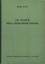 acque nella legislazione italiana