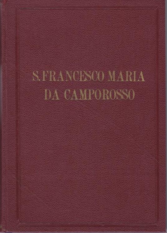 S. Francesco Maria da Camporosso cappuccino - Teodosio da Voltri - copertina