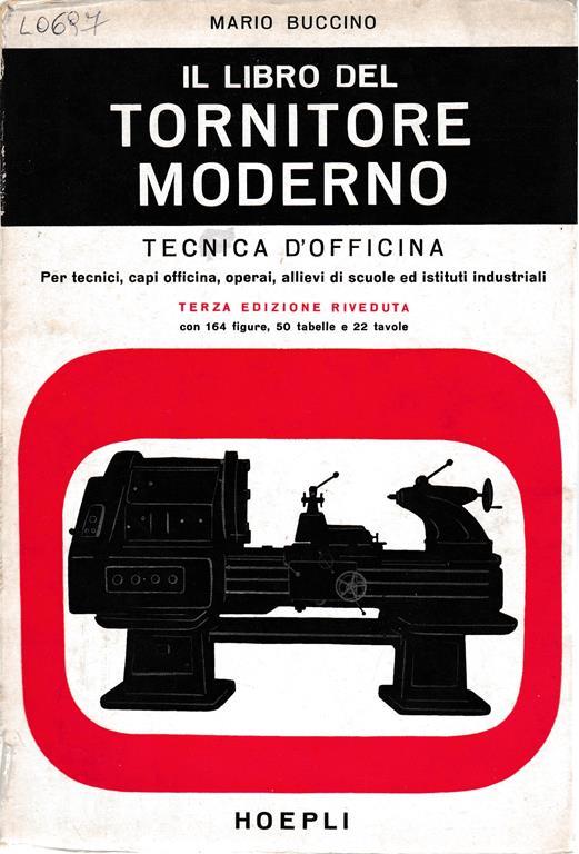 libro del tornitore moderno - M. Buccino - copertina