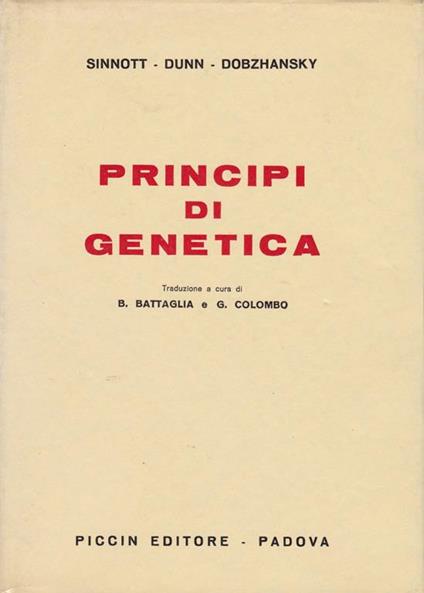 Principi di genetica - copertina
