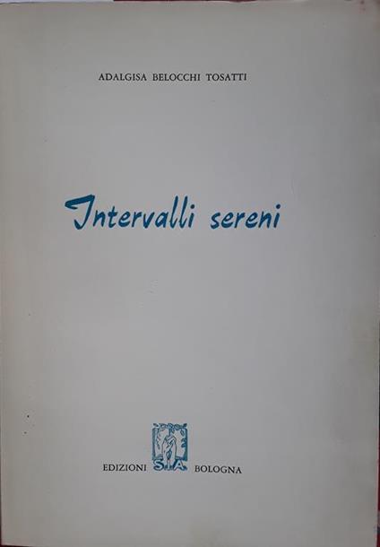 Intervalli sereni - copertina