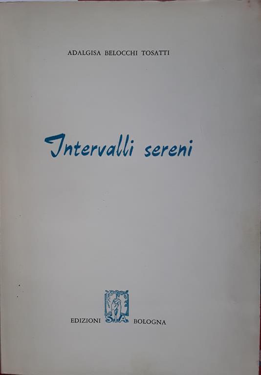 Intervalli sereni - copertina