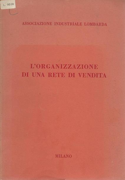 organizzazione di una rete di vendita - copertina