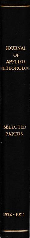 Journal of applied Meteorology. Selected papers. Vol. 11 1972-1974