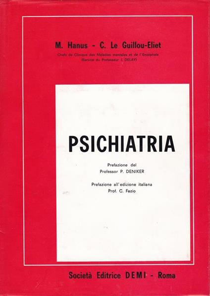 Psichiatria - M. Hanus - copertina