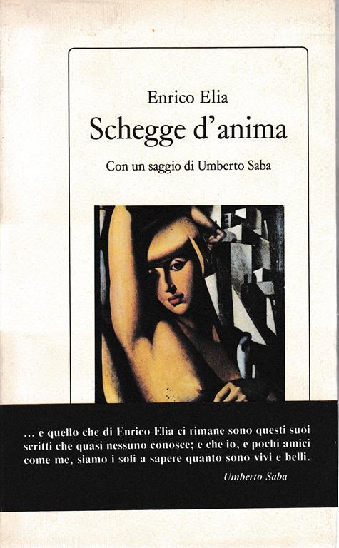 Schegge d'anima - E. Elia - copertina