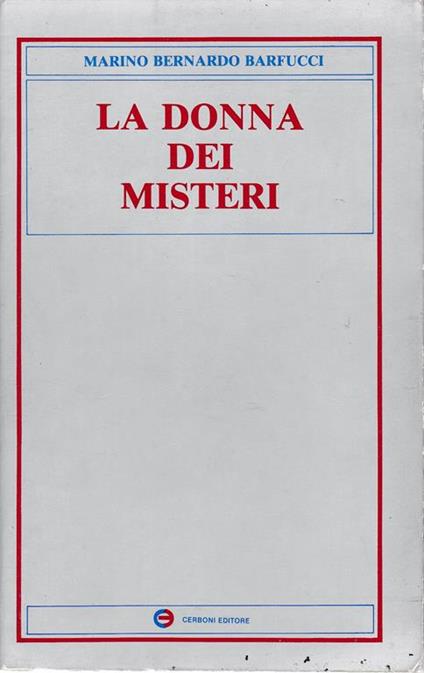 donna dei misteri - copertina