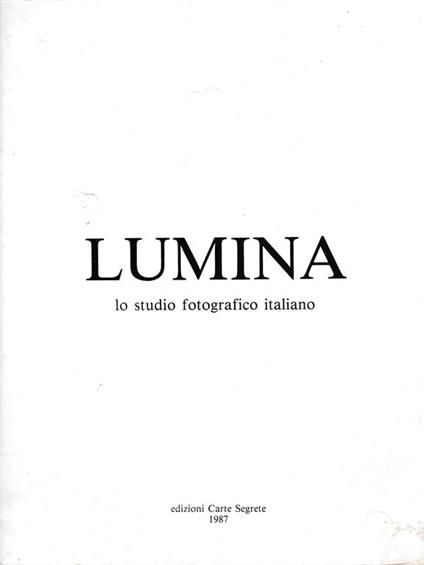 Lumina. Lo studio fotografico italiano - copertina