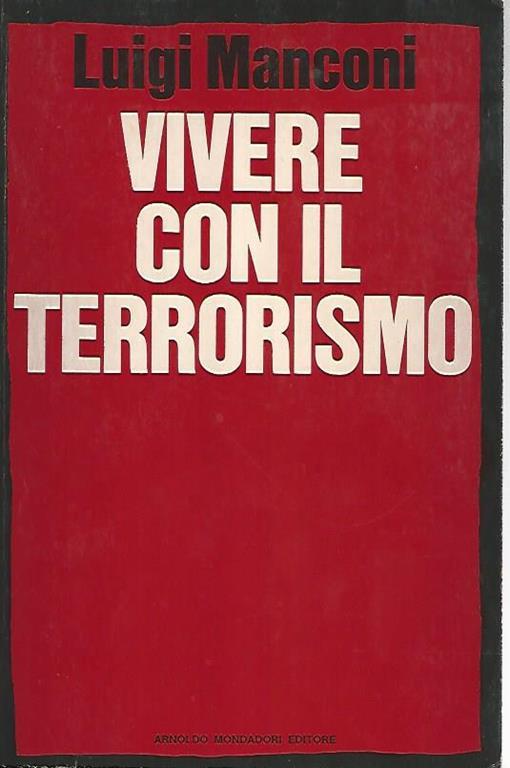 Vivere con il terrorismo - Luigi Manconi - copertina