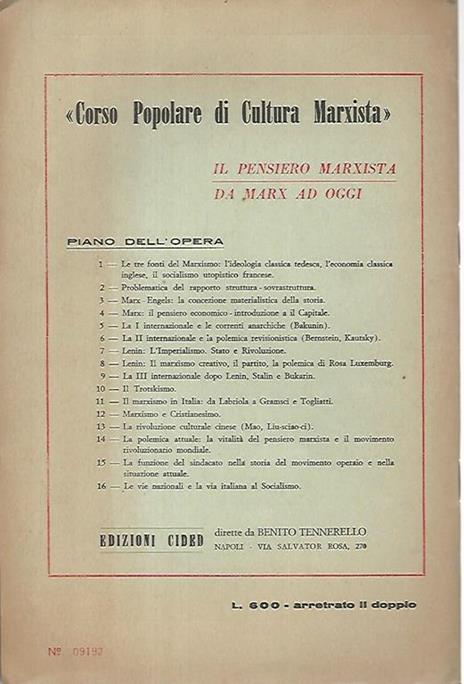 Corso popolare di cultura marxista 2 - Mario Costa - 2