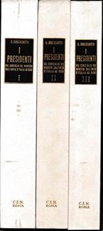 I Presidenti del Consiglio dei Ministri dall'unità d'Italia ad oggi. 3 volumi