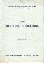 Studi sulla erosione del suolo in Piemonte