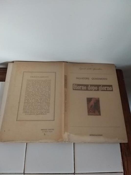 Giorno dopo giorno - Salvatore Quasimodo - copertina