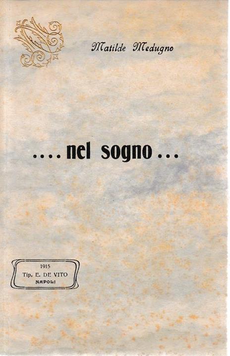 ...nel sogno.. - M. Medugno - copertina