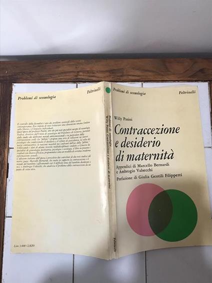 Contraccezione e desiderio di maternita' - Willy Pasini - copertina