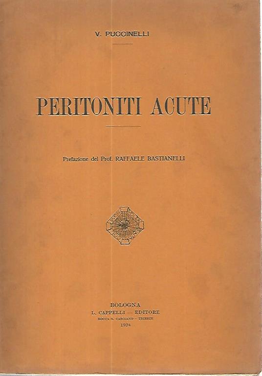 Peritoniti acute - V. Puccinelli - copertina