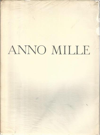 Anno mille - copertina