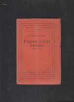 PAGINE D'ARTE ITALIANA