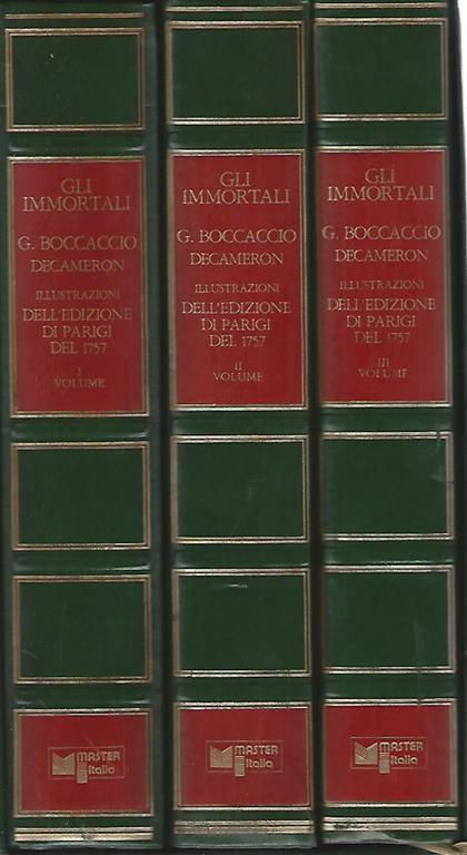 Gli immortali. Il Decameron - Giovanni Boccaccio - copertina