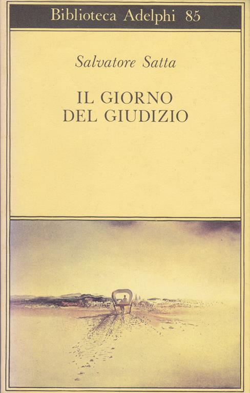 Il giorno del giudizio - Salvatore Satta - copertina