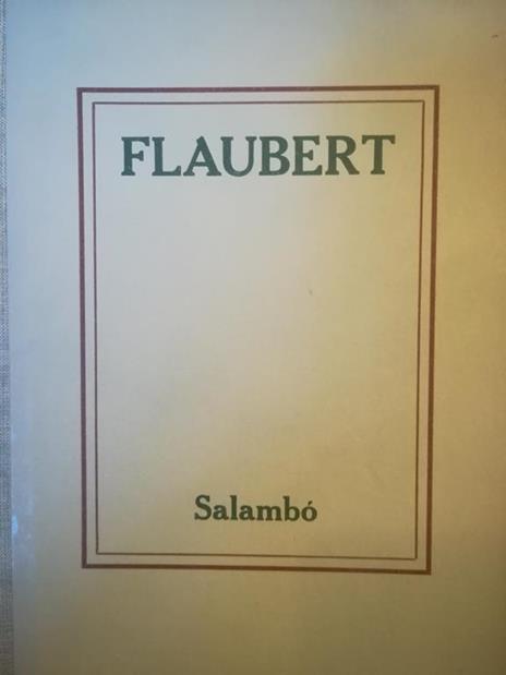 Salambò - Gustave Flaubert - copertina