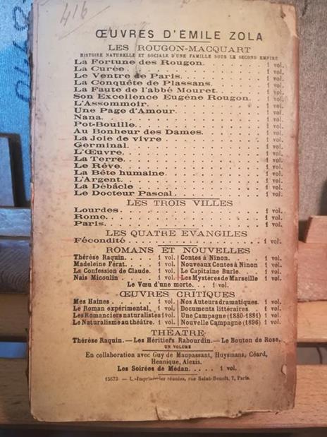 Fécondité - Émile Zola - 2