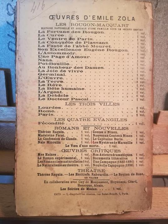 Fécondité - Émile Zola - 2