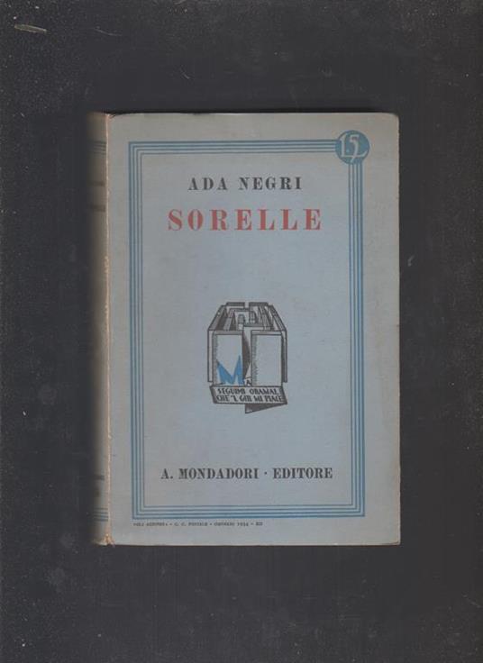 Sorelle - A. Negri - copertina
