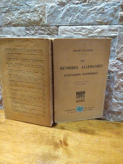 Les methodes allemandes d'expansion economique - Henri Hauser - copertina
