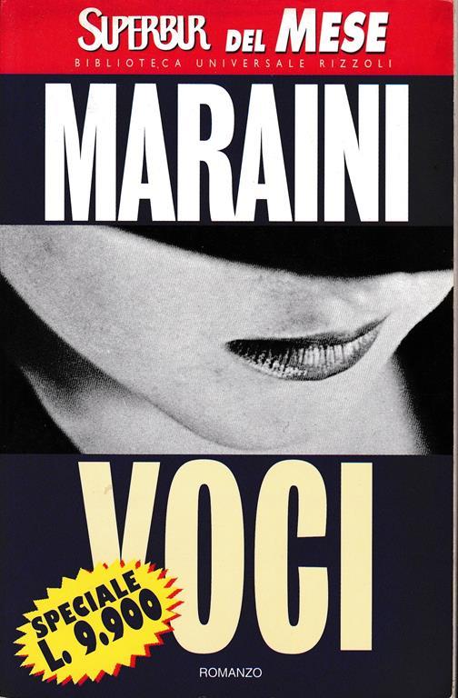 Voci - Dacia Maraini - copertina