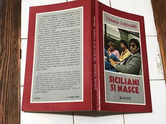 Siciliani si nasce - Vittorio Schiraldi - copertina