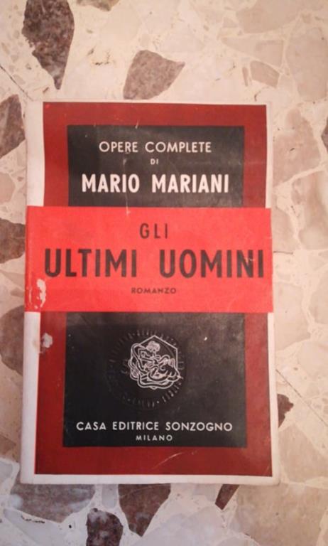 Gli ULTIMI UOMINI - Mario Mariani - copertina