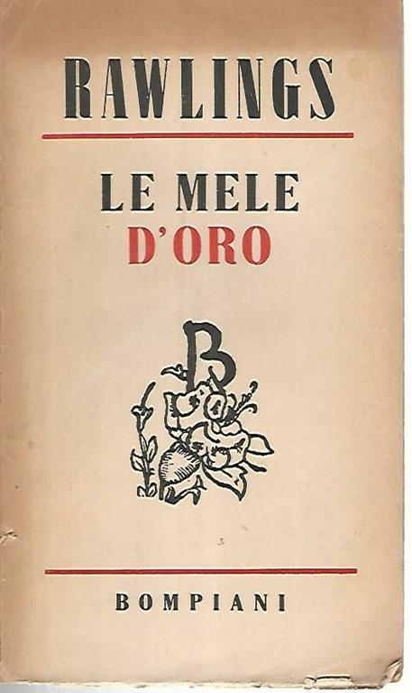 Le mele d'oro - Marjorie K. Rawlings - copertina