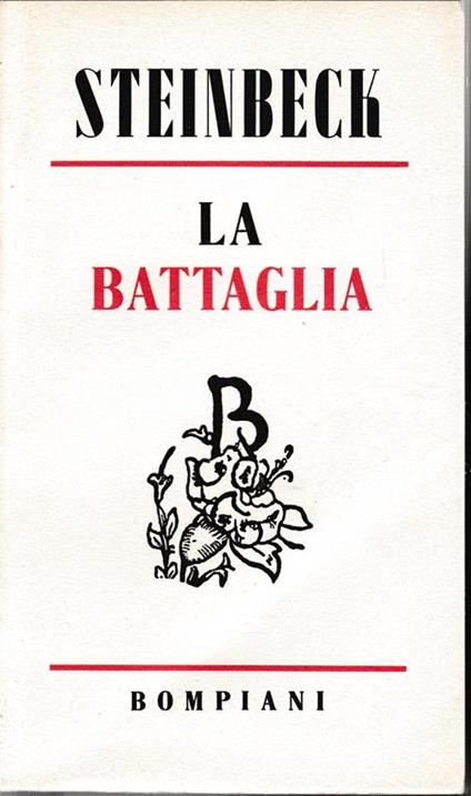 La battaglia - John Steinbeck - copertina