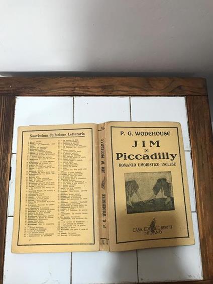 Jim di Piccadilly - Pelham G. Wodehouse - copertina