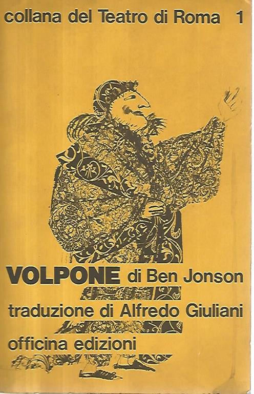 Volpone - Ben Jonson - copertina