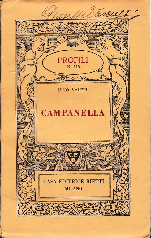 Campanella - Nino Valeri - copertina