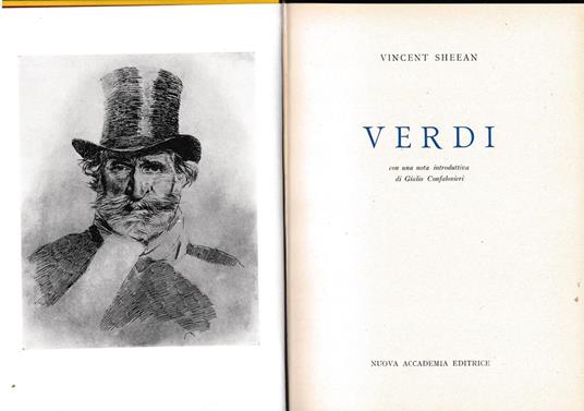 Verdi - Vincent Sheean - copertina