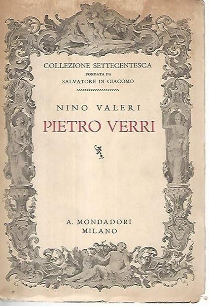 Pietro Verri - Nino Valeri - copertina